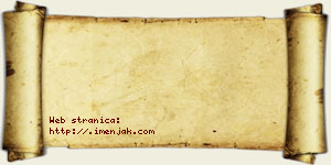 Jasmina Kovačev vizit kartica